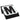 Lettres de manège Stubbs, ensemble de 8 crochets, ABCEFHKM, H24 x L22 x P7 cm