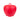 Pomme en peluche joyeuse