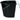 vPlast Futternapf mit Haken &amp; Griff 15 l Schwarz